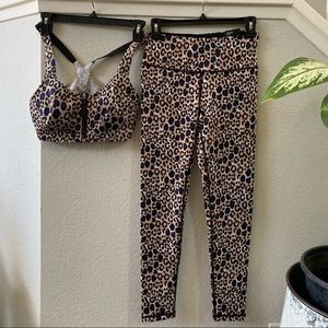Victoria sport knockout set leopard print
